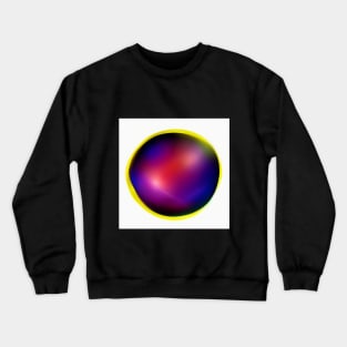 Star Eyes Artificial Intelligence Color Art- Retro Sunset Vintage Color Art - AI Watercolor Crewneck Sweatshirt